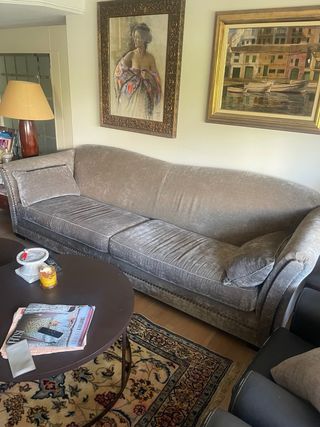 Divano in chinilla scuro spedizione gratuita AMB