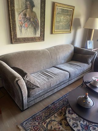 Divano in chinilla scuro spedizione gratuita AMB