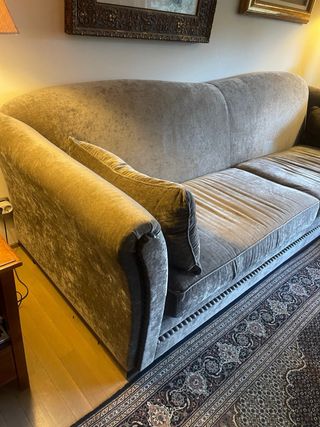 Divano in chinilla scuro spedizione gratuita AMB