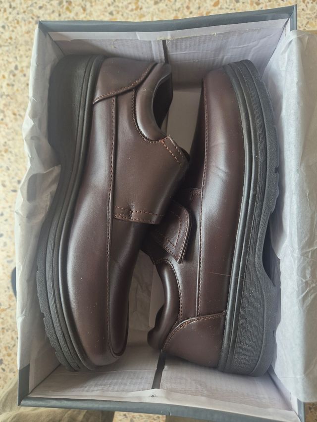 Zapatos Elegance Comfort Marrón Talla 44