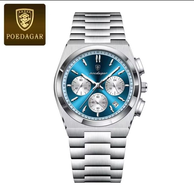 Reloj POEDAGAR Cronógrafo Azul Hombre