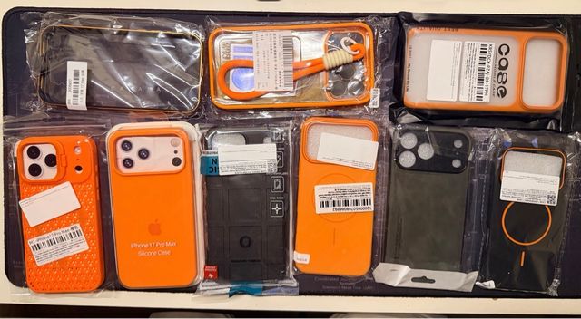Pack 8 fundas iPhone 17 Pro MAX