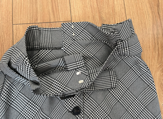 Falda lapiz de cuadros blanco y negro H&M