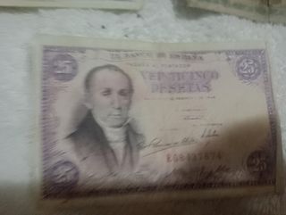 Billetes antiguos pesetas España Leer descripción