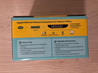 Switch TP-Link 5 Puertos Gigabit.