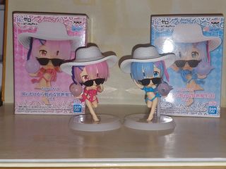 Set Figuras Anime Re:Zero Rem & Ram