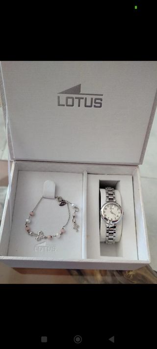 Conjunto Lotus: Reloj y Pulsera Niña