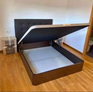 Base Cama Canapé Abatible Blanca
