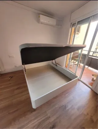 Base Cama Canapé Abatible Blanca