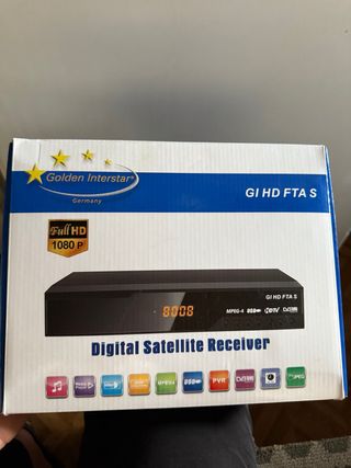 Golden Interstar GI HD FTA S Receptor Satélite