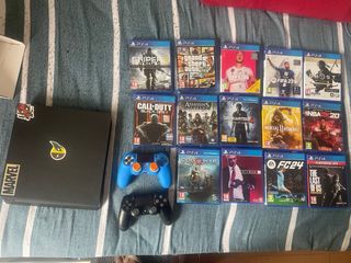 PS4 Slim Sony Negra