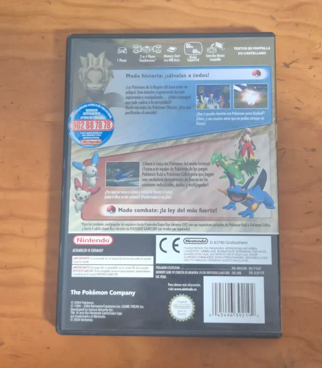 Pokemon Colosseum Nintendo GameCube+ Stickers M.C.