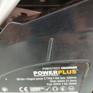 Sierra  PowerPlus Motosierra De Gasolina 50cm