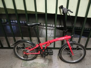 Bicicleta plegable Btwin casi sin uso