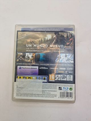 Videojuego PS3 Call of Duty Ghosts
