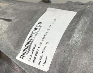 Bmw 96944 caja cambios 1101014179 serie 1 lim. 1.5