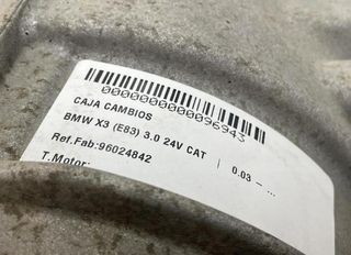 Caja cambios 96024842 bmw x3 (e83) 3.0 24v 96943