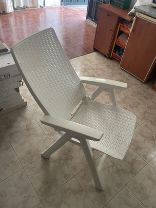 Silla de playa tumbona plegable