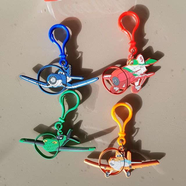 4 Llaveros Aviones Disney