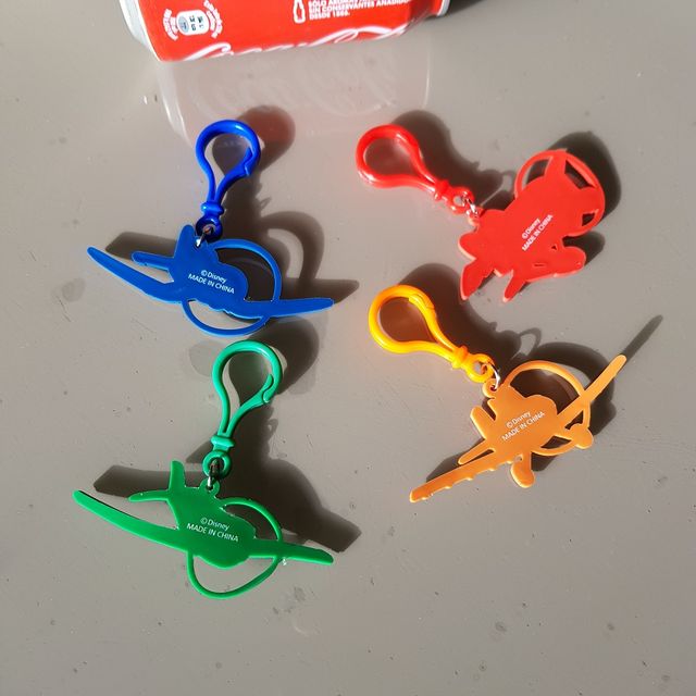 4 Llaveros Aviones Disney