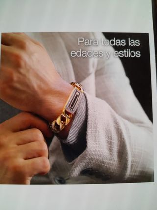 Pulsera Acero 316L Baño Oro 1ª1diamantetallabrilla