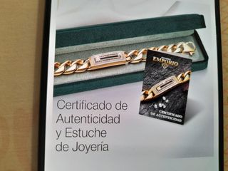 Pulsera Acero 316L Baño Oro 1ª1diamantetallabrilla
