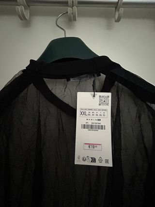Camiseta tul Zara talla única