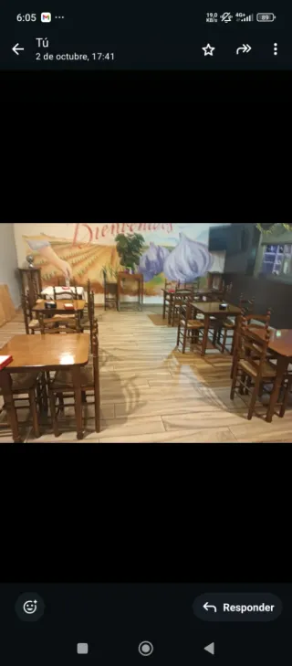 Mesas y sillas hostelería madera