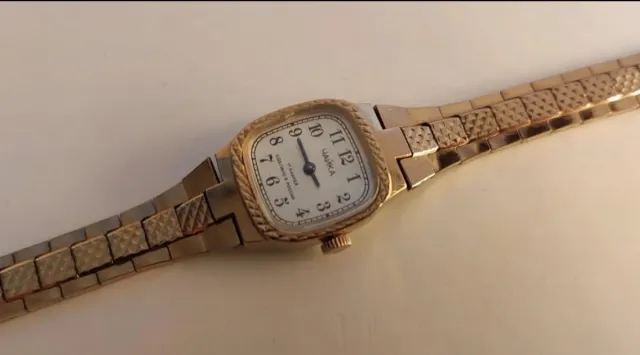 Reloj Chaika Rusia Vintage 1980 Oro/Plata