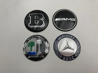 EMBLEMA LOGO CAPOT MERCEDES BENZ 57.5 mm