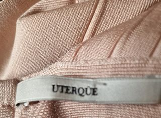 Vestido Uterqüe bandage rosa palo Talla S