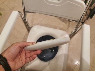 Silla de ducha WC con ruedas