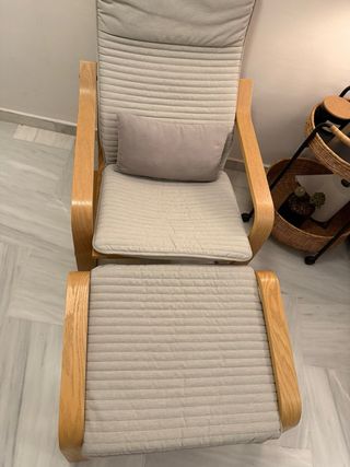 Conjunto Sillón y Reposapiés Ikea