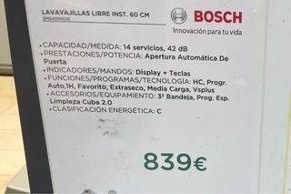 Lavavajillas Bosch Serie 4 casi nuevo