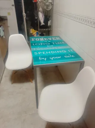 Mesa y 2 Sillas Cocina