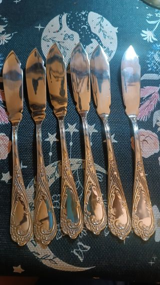 Set 6 Coltelli Pesce Vintage