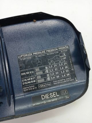 TAPA EXTERIOR COMBUSTIBLE MERCEDES-BENZ CLASE B (W245)