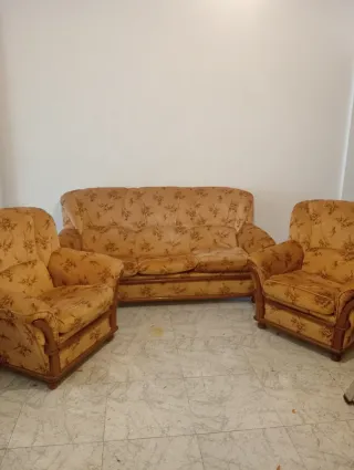 Sofá y 2 butacas