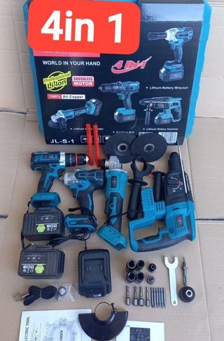 Kit 4 in 1 Trapano Avvitatore Percussione