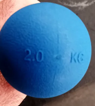 Coppia Manubri 2kg Blu