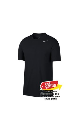 Camiseta Nike Dry Top LS Hombre M Negra