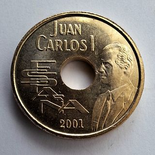 MONEDA 25 PESETAS 2001 SC