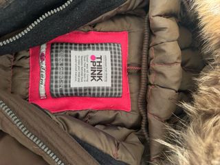 Piumino Think Pink marrone taglia M