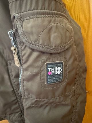 Piumino Think Pink marrone taglia M