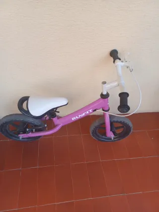 Bici de aprendizaje RUNFIT rosa