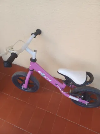 Bici de aprendizaje RUNFIT rosa