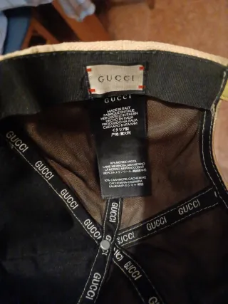 Gorra Gucci Beige original