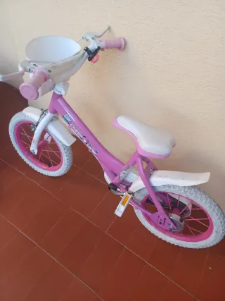 Bicicleta infantil rosa 14 pulgadas 