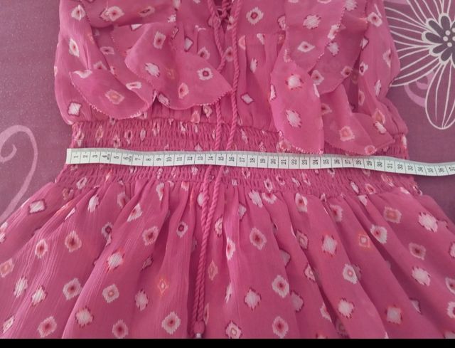 Vestido Pepe Jeans rosa estampado