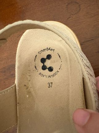 Sandalias número 37